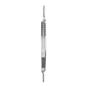 SCALPEL Handle No. 3 + 4, double-ended 16,0 cm