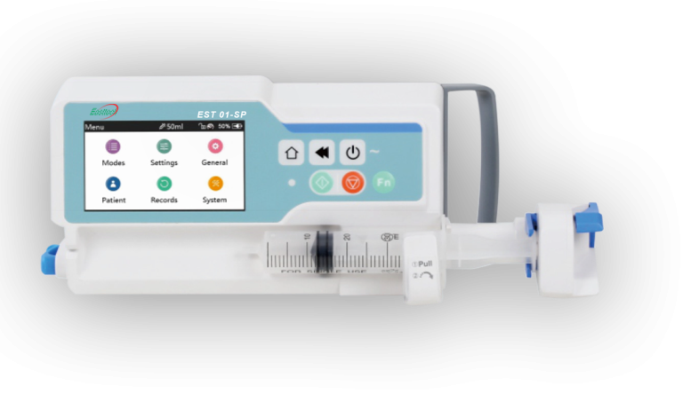 Syringe Pump Est 01-sp: Alat Infus Cairan Obat Dari Distributor Alkes 